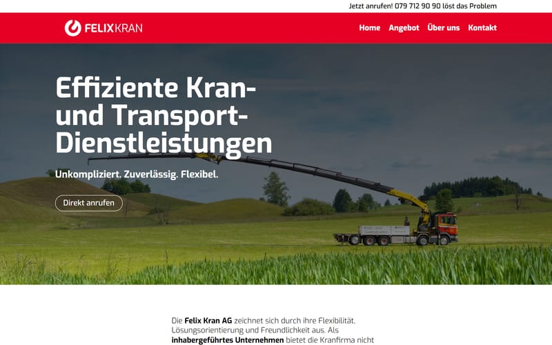 Website felixkran.ch