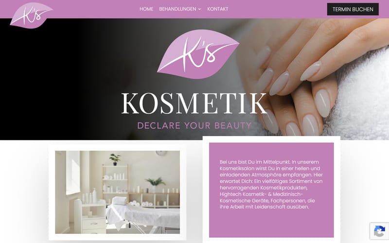 Website kskosmetik.ch