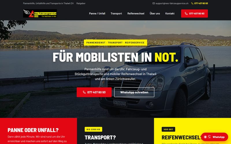 Website neo-fahrzeugservice.ch